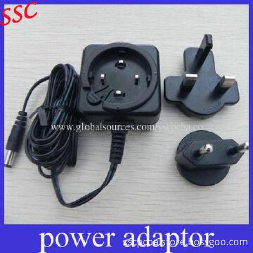 12V DC 1/2A 6W Switching power supplier for laptop AC adapter, input voltage